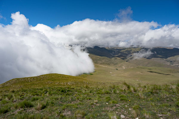 die Wolken bleiben im Tafi Tal hängen