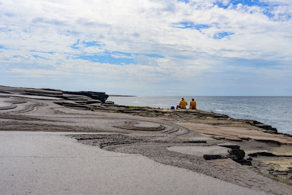 Wandern zu den Felsformationen in Carberinho, Sao Nicolau