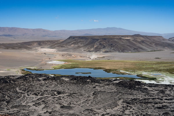 Lagune am Fuße des Atofagasta