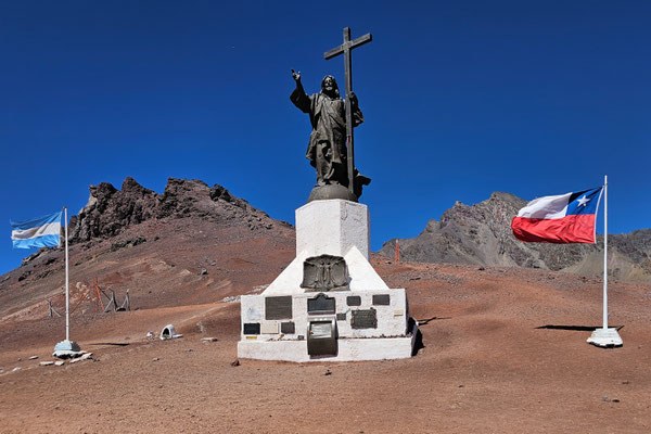 Uspallata Pass zwischen Argentinien und Chile