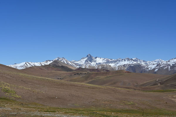 Landschaft auf dem Weg zur Laguna del Valle