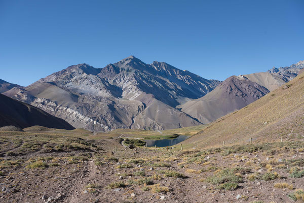 Blick vom Aconcagua weg nach Süden