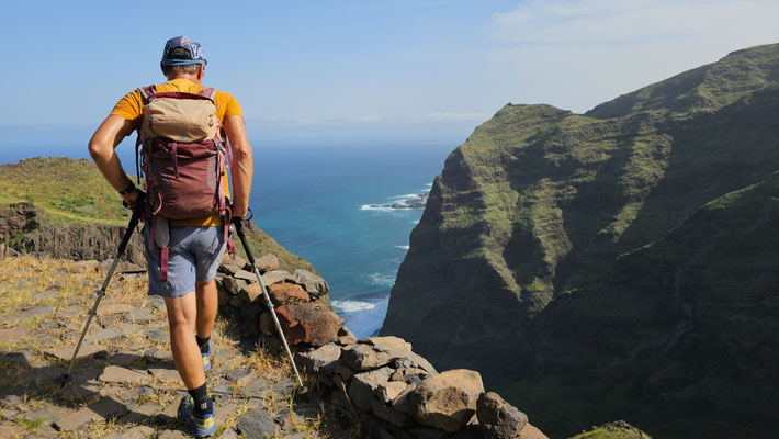 Wandern von Cha d`Ingreja über Figueiras nach Ribeira da Cruz, Santo Antao