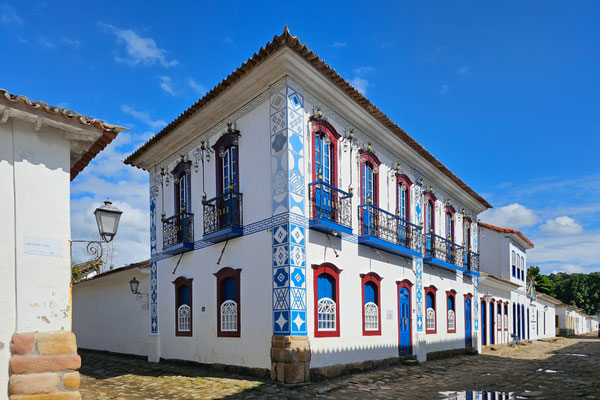 Alte kolonialbauten, die Schmuckstücke von Paraty