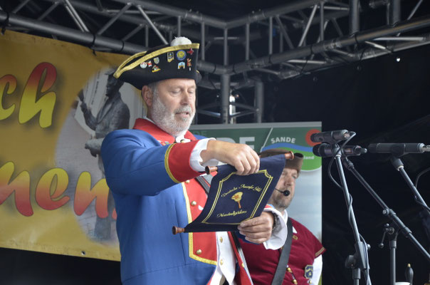 Ausrufer Hinni Janßen Neustadtgödens