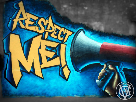 Respect Me!, Mural para el Videoclip de Lara Taylor, Respect Me!, Spain, 2016.