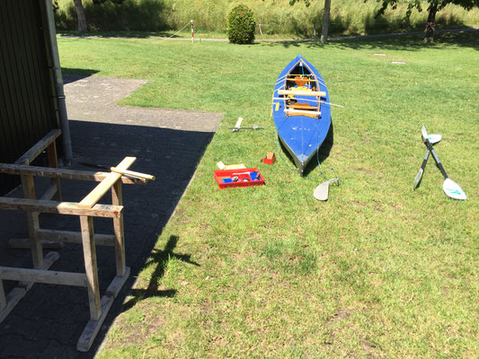 temporäre Outdoorwerkstatt