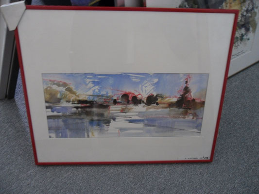 Au bei Puppling 1996, gerahmt, 61x51 (Nr 008)