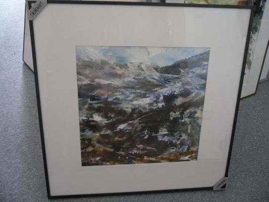 Schneeschmelze 2010, gerahmt, 70x70 (Nr 010)