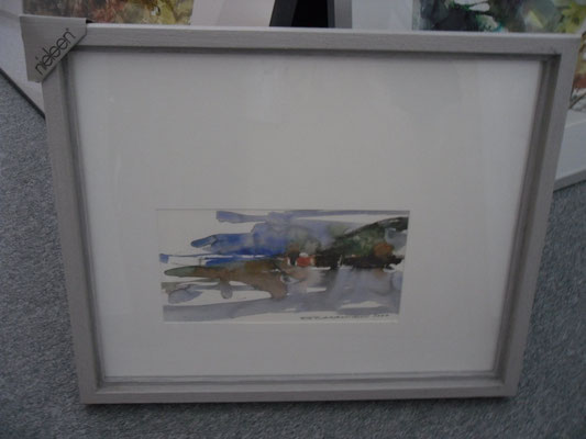 Uferscene 2004, gerahmt, 54x43, Holzrahmen (Nr 006)