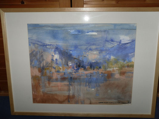 Bergsee 1993, gerahmt, 73x53 (Nr 005)