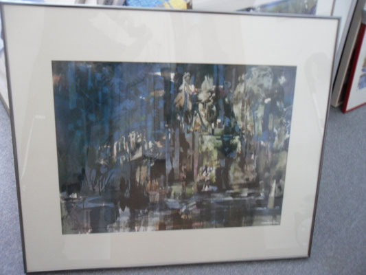 Japanischer Garten 2007, gerahmt, 95x80 (Nr 018)