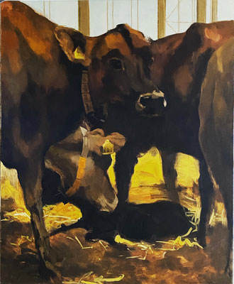 Nativity, oil on canvas 110x90cm © Philine van der Vegte