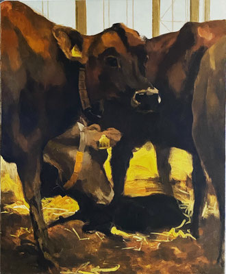 Nativity, oil on canvas 110x90cm © Philine van der Vegte