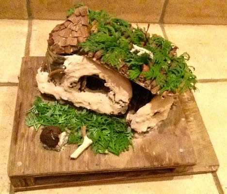 Min model of cobhouse made by Teru Kutsuna