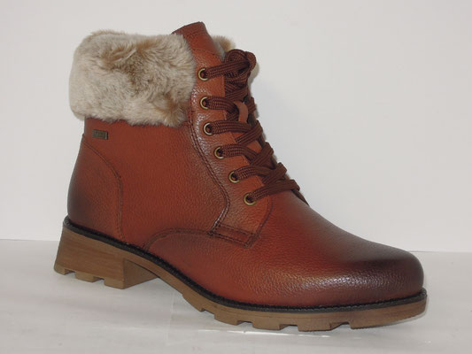 Caprice - cuir cognac (fourré) - 37/42 - 120€