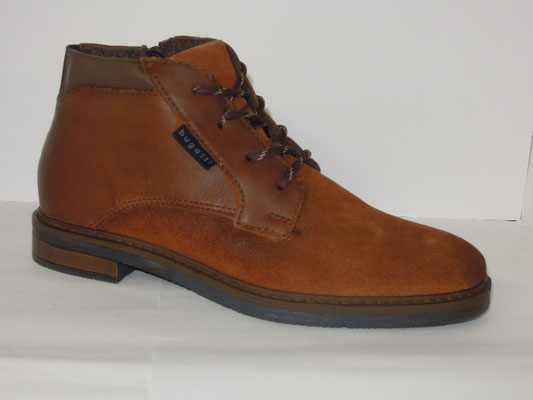 Bugatti - daim+cuir cognac - 40/45 - 130€