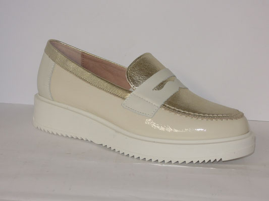 Pitillos - vernis beige/platine - 36/41 - 110€