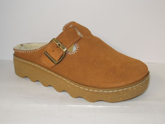 Daim cognac fourré - 36/42 - 60€
