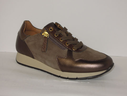 Gabor - Cuir bronze + daim taupe - 37/42 - 130€ (semelles amovibles)