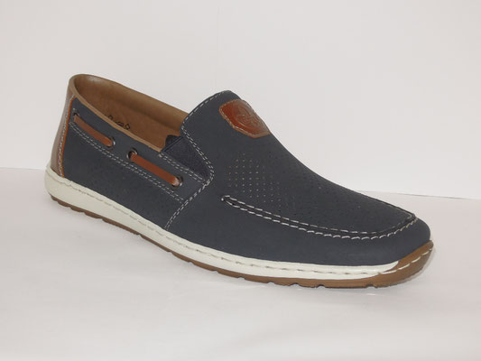 Rieker - nubuck bleu -  40/45 - 75€