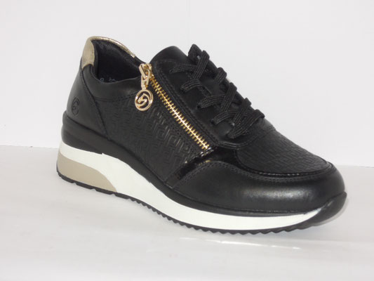 Remonte - cuir+vernis noir - 35/41 - 90€ (semelles amovibles)