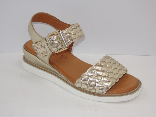 Cuir tressé or - 36/41 - 89.95€