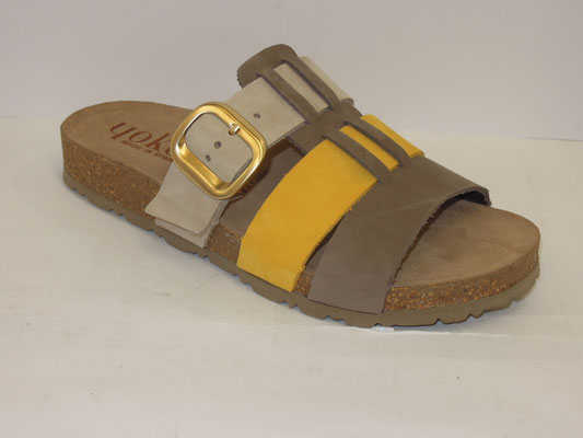 Nubuck taupe+multi - 37/41 - 69€