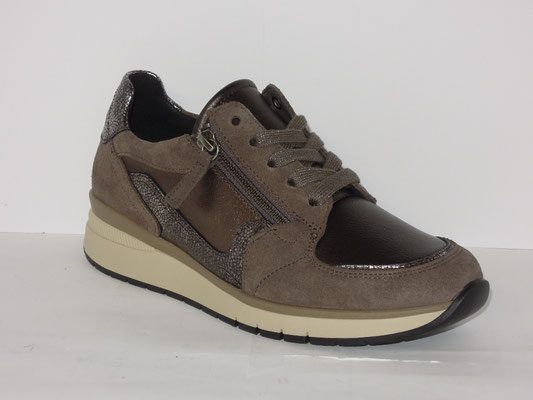 Gabor - Daim taupe/cuir bronze - 37/41 - 135€ -  Forme K (semelles amovibles) 