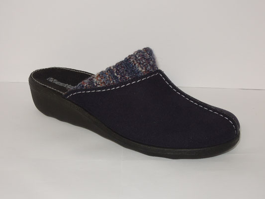 Velours marine +tricot - 37/41 - 55€