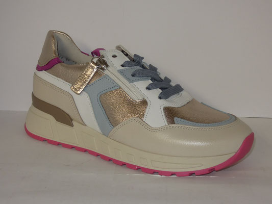 Gabor - cuir beige+multi - 37,5/41 - 135€ (semelles amovibles)