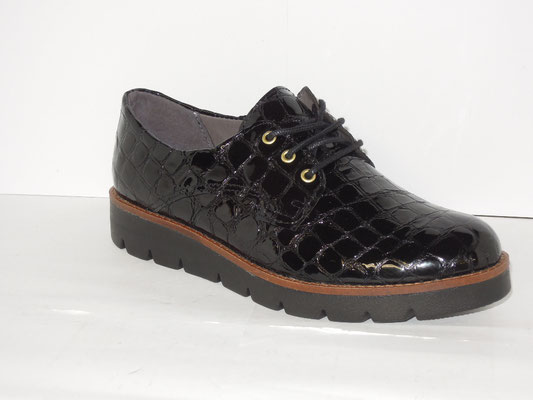 Cypres - vernis croco noir -36/42 - 99.95€