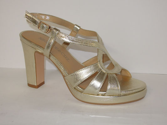 Regarde le ciel - cuir platine - 37/38 - 60€