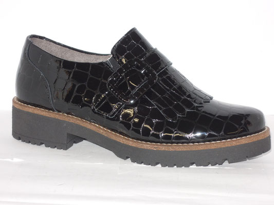 Vernis croco noir - 36/41 - 125€