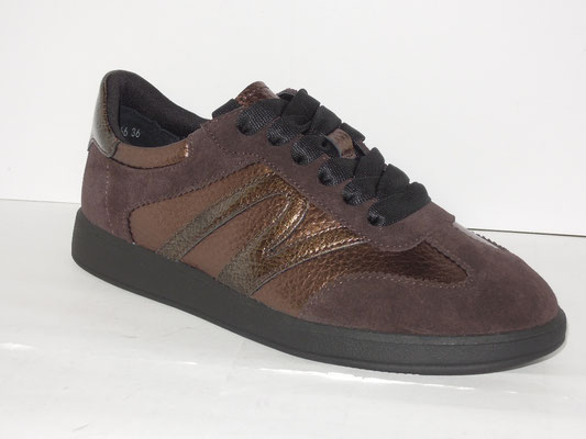Daim brun/cuir bronze - 36/41 - 125€
