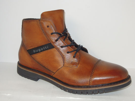 Bugatti - cuir cognac - 41/45 - 110€