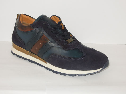 Cypres - cuir+daim marine - 40/46 - 120€