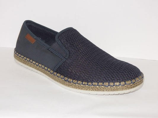 Rieker - mesh/nubuck bleu - 75€