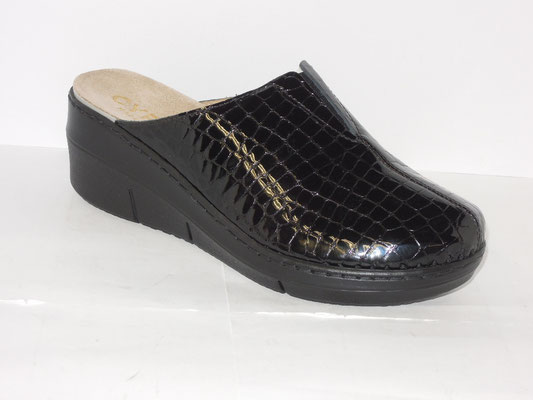 Vernis croco noir - 35/41 - 69.95€