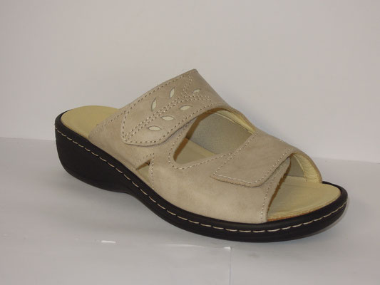 Belvida - cuir satiné beige - 36/42 - 95€