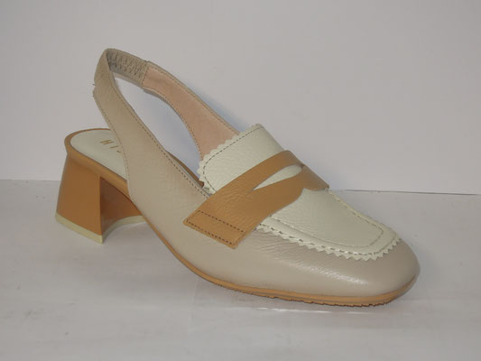 Hispanitas - Cuir dégradé beige - 38/39 - 65€ (sac assorti)