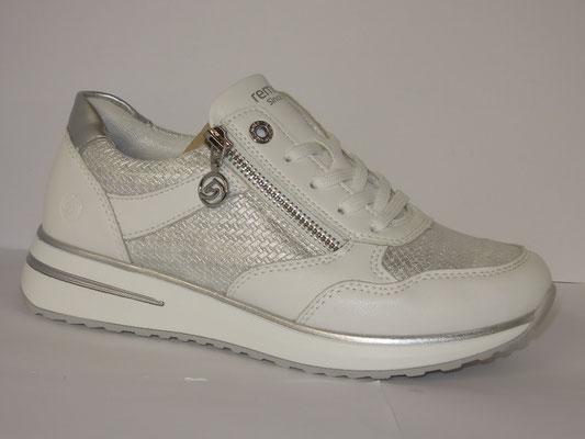 Remonte - cuir blanc+argent - 36/41 - 85€