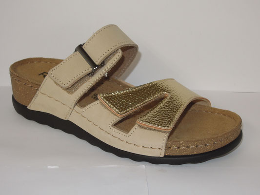 Nubuck beige/platine - 37/40 - 75€
