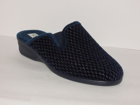 Mule - velours bleu - 37/40 - 35.95€