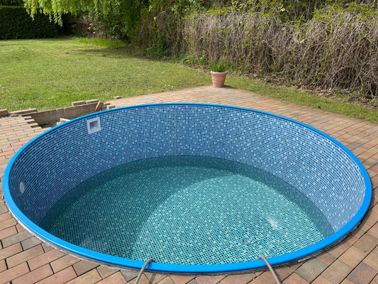 Mosaik blau