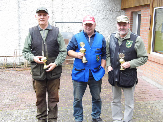 von links nach rechts: Gunther Greiff 2.Platz, Roland Seibt 1.Platz und Dr. Thorsten Wendt 3.Platz