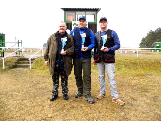 von links nach rechts: Andreas Pietz 2.Platz, René Hafenstein 1.Platz und Tino Fröhlich 3.Platz