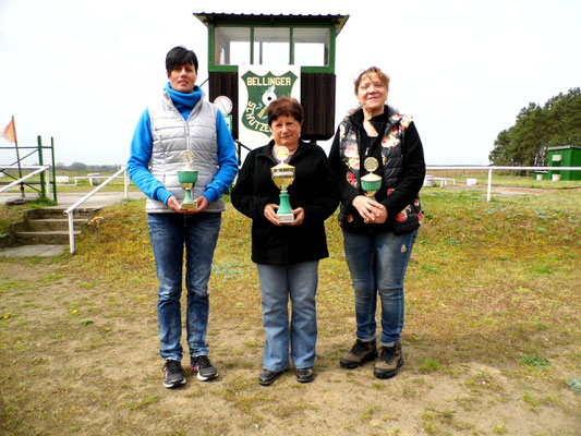 von links nach rechts: Silke Ristau, Ingeborg Zühlke und Carola Scherf