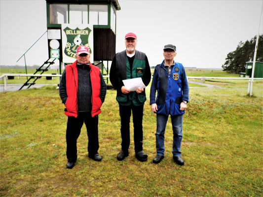 von links nach rechts: Roland Seibt, Werner Fröhlich und Gerhard Keppler