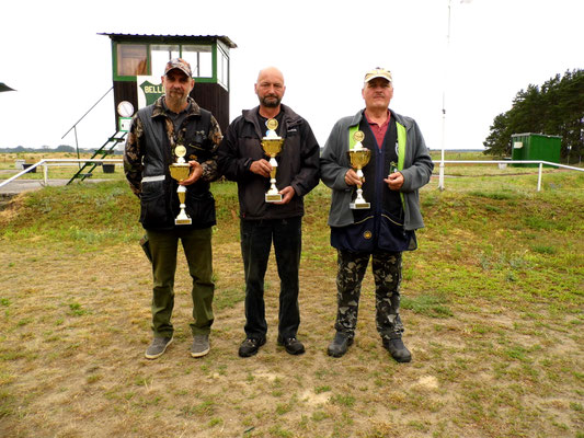 von links nach rechts: Kai Pankau 2.Platz, Stephan Klotzer 1.Platz und Andreas Pietz 3.Platz